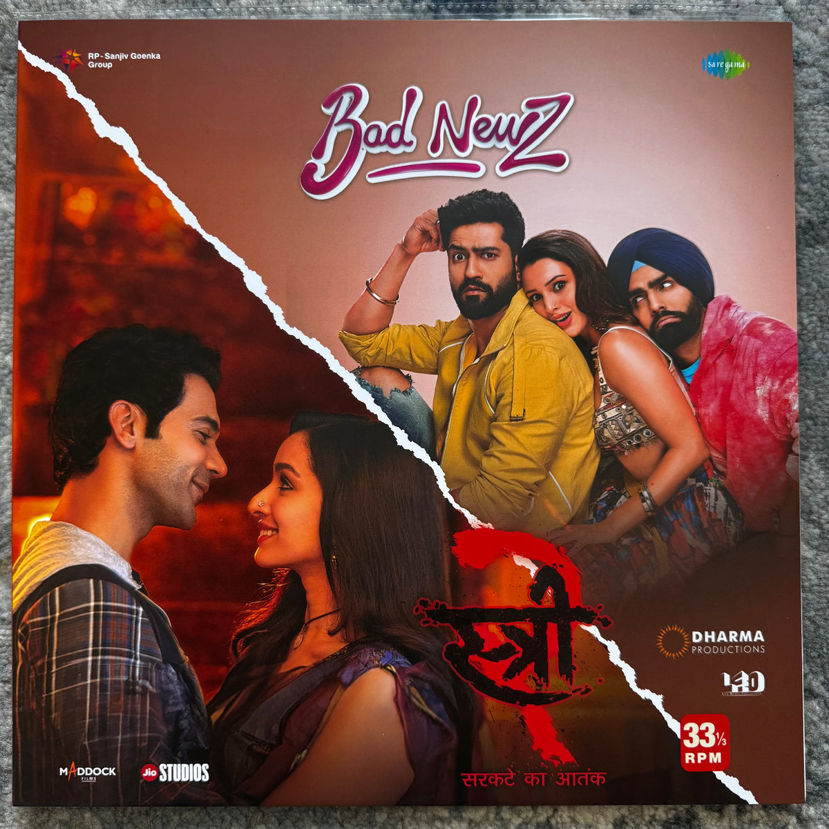 Bad Newz / Stree 2 – Bollywood Soundtrack – Karan Aujla, Sachin-Jigar – Vinyl LP