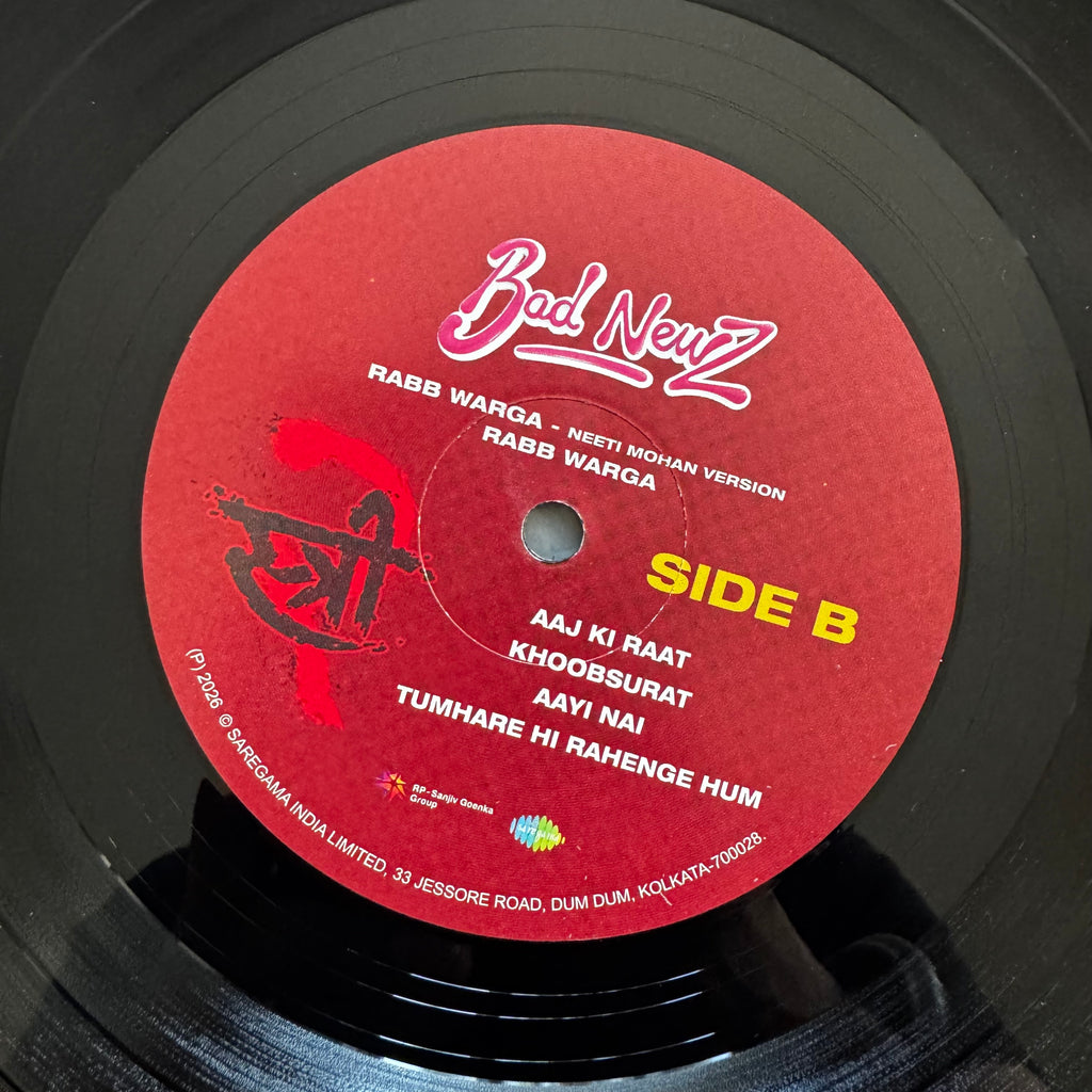 Bad Newz / Stree 2 – Bollywood Soundtrack – Karan Aujla, Sachin-Jigar – Vinyl LP