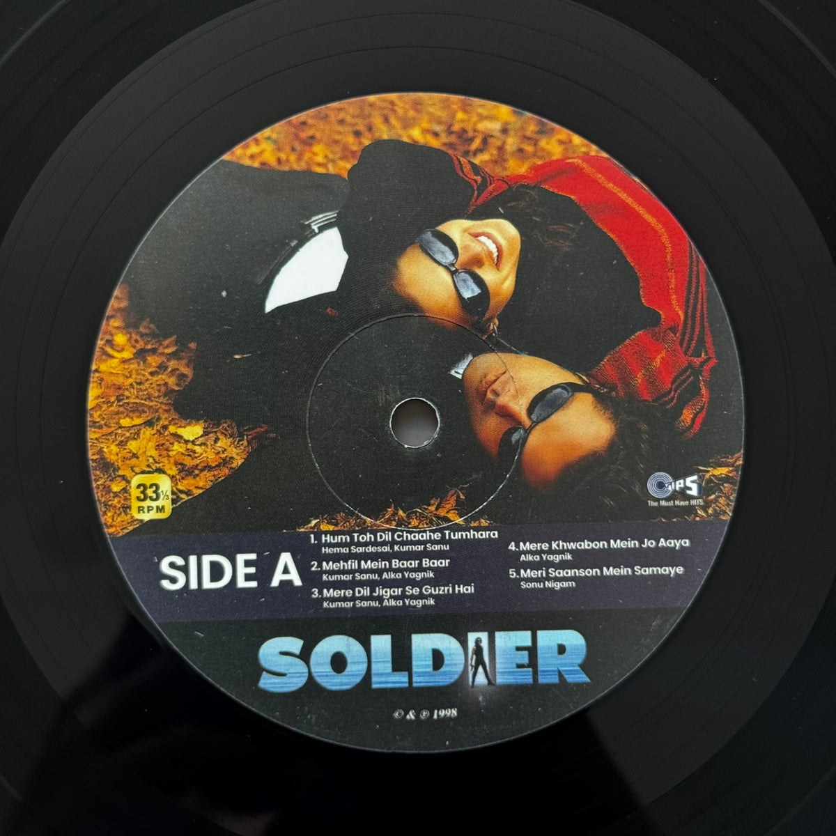 Soldier – Anu Malik – Bollywood Soundtrack Vinyl LP